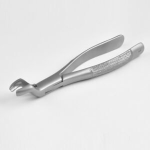 Professional grade stainless steel right upper molar extraction forceps Fig. 53R with textured grip handles as shown in 16.jpg.