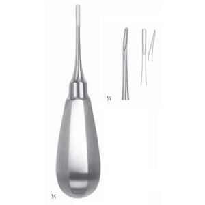 Bhalli International Professional Narrow Straight Bein Root Elevator – Premium Stainless Steel