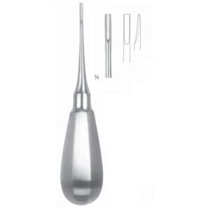 Bhalli International Professional Fine Straight Bein Root Elevator – Premium Stainless Steel