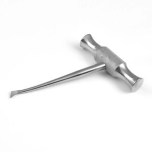 Bhalli International T-Handle Winter Root Elevator – Left Angled Dental Extraction Instrument