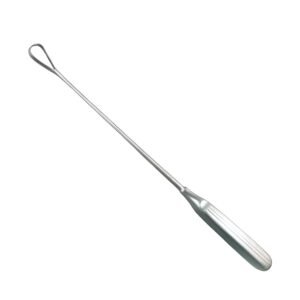 Krause nasal snare wire loop featuring a long, slender shaft and a teardrop-shaped wire loop handle, crafted from premium surgical stainless steel.
